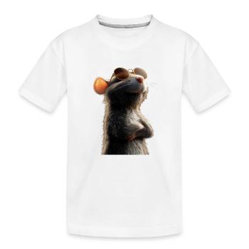 Rats Souris mignonnes Souris Souris naines Souris - T-shirt bio Premium Enfant - blanc - Devant