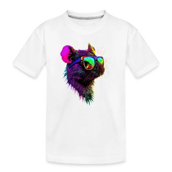 Rats Souris mignonnes Souris Souris naines Souris - T-shirt bio Premium Enfant - blanc - Devant