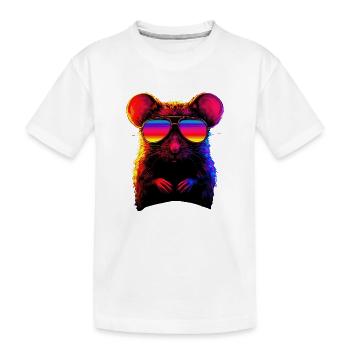 Rats Souris mignonnes Souris Souris naines Souris - T-shirt bio Premium Enfant - blanc - Devant