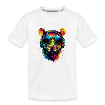 Rats Souris mignonnes Souris Souris naines Souris - T-shirt bio Premium Enfant - blanc - Devant