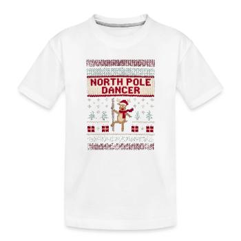 Danseuse du pôle Nord – Noël inapproprié pour - T-shirt bio Premium Enfant - blanc - Devant
