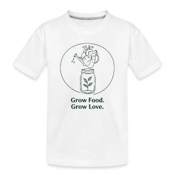 Horticulture biologique, agriculture durable - T-shirt bio Premium Enfant - blanc - Devant