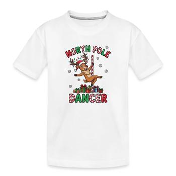 Danseuse du pôle Nord – Noël inapproprié pour - T-shirt bio Premium Enfant - blanc - Devant