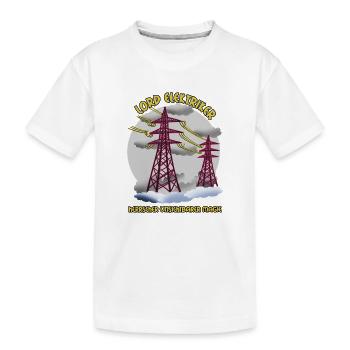 Seigneur Électricien : Magie Invisible - T-shirt bio Premium Enfant - blanc - Devant