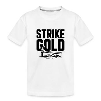 Strike Gold - T-shirt bio Premium Enfant - blanc - Devant