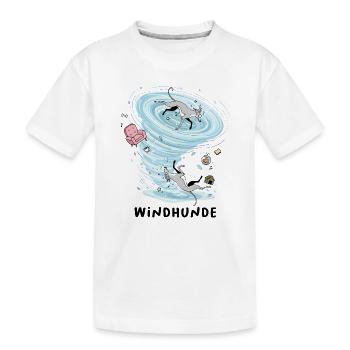 Greyhounds - T-shirt bio Premium Enfant - blanc - Devant