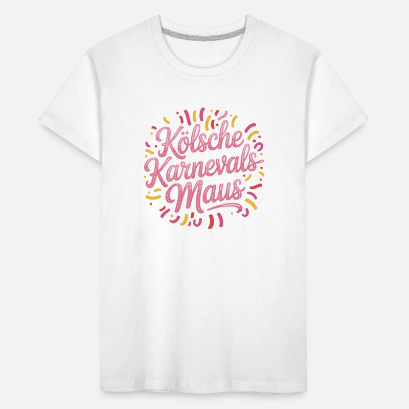 Kölsche Karnevalsmaus Karneval Köln Kölner Maus Kinder Premium Bio T-Shirt