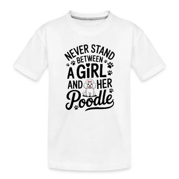 Paroles de caniche Caniche Cadeau drôle de caniche - T-shirt bio Premium Enfant - blanc - Devant
