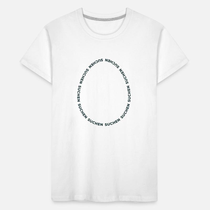 Happy Easter - Easter Egg Search - Typography Kids' Premium Organic T-Shirt