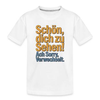 Content de te voir - désolé, je suis perdu. - T-shirt bio Premium Enfant - blanc - Devant
