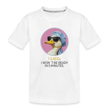 Stylish Duck – I Song Statement Design - T-shirt bio Premium Enfant - blanc - Devant