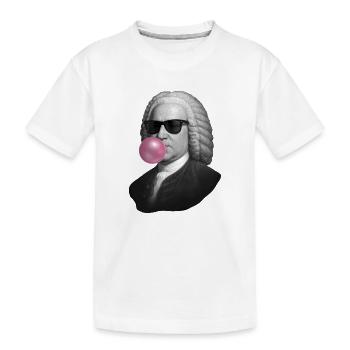 Pop baroque avec chewing-gum - T-shirt bio Premium Enfant - blanc - Devant