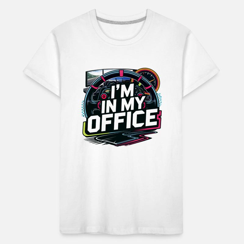 Je suis dans mon bureau T-shirt bio Premium Enfant
