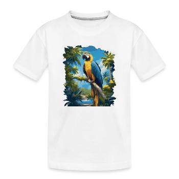 Aras Ara - Kinder Premium Bio T-Shirt - Weiß - Vorne