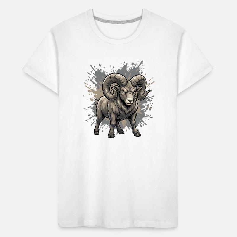 Widderkraft Graustufen Kinder Premium Bio T-Shirt
