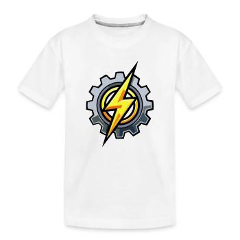 Gear Blitz – Génie électrique et mécanique - T-shirt bio Premium Enfant - blanc - Devant