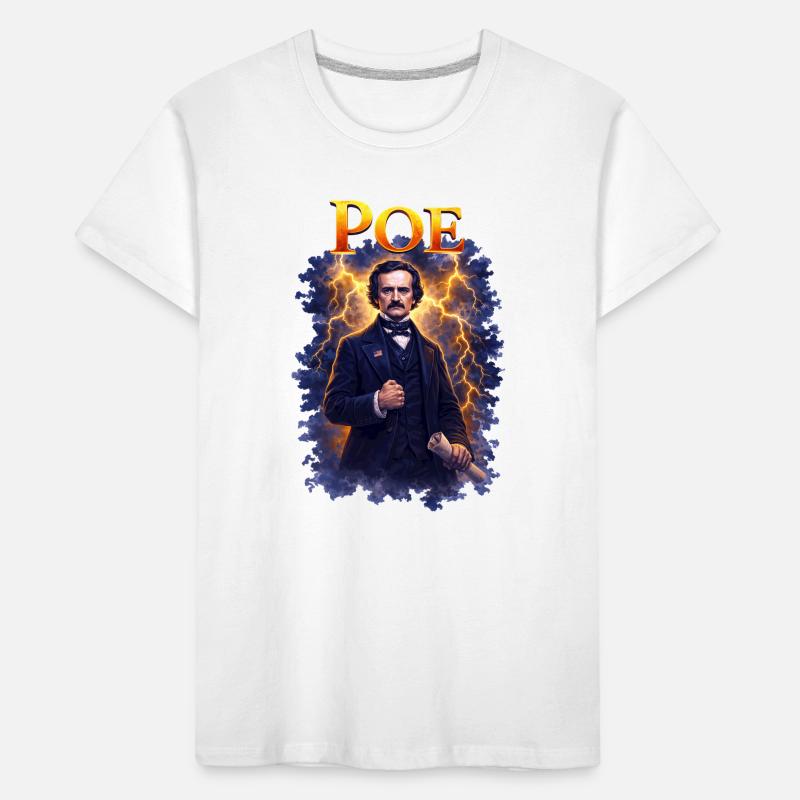 Edgar Allan Poe Portrait Kids' Premium Organic T-Shirt