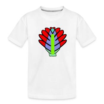 Fleurs Fleurs Fleurs de Lotus - T-shirt bio Premium Enfant - blanc - Devant
