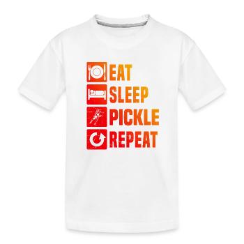 Cadeau d’athlète de pickleball pour les fans professionnels de pickleball - T-shirt bio Premium Enfant - blanc - Devant