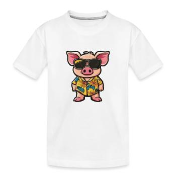 Journée des bandes dessinées Pig - T-shirt bio Premium Enfant - blanc - Devant
