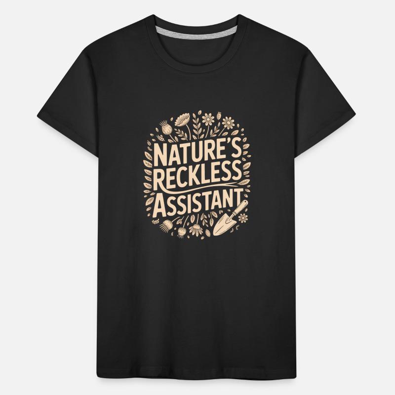 Nature's Reckless Assistant Kids' Premium Organic T-Shirt
