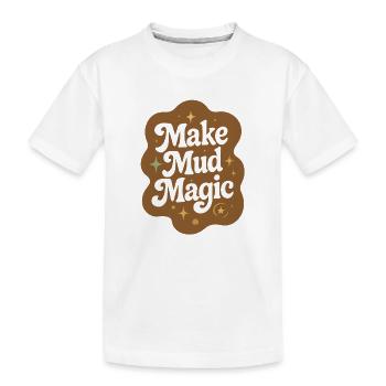 Schlamm-Magie | Töpfern Keramik - Kinder Premium Bio T-Shirt - Weiß - Vorne
