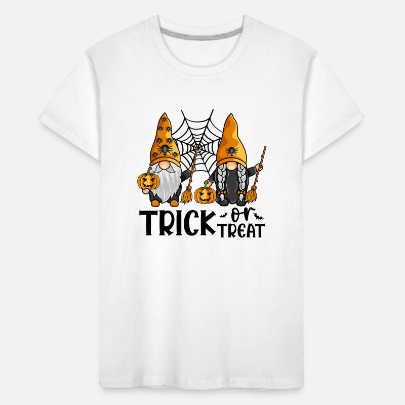 Halloween-Gnome zum Süßes-oder-Saures-Treffen Kinder Premium Bio T-Shirt