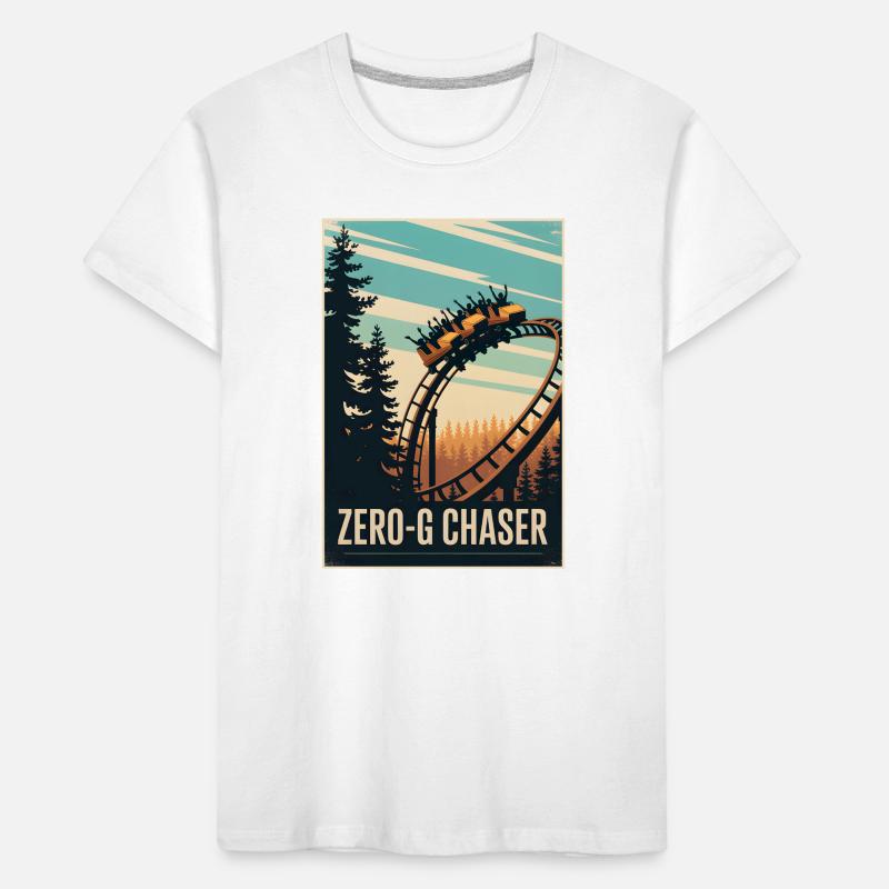 Zero-G Jäger | Achterbahn Thrill Kinder Premium Bio T-Shirt