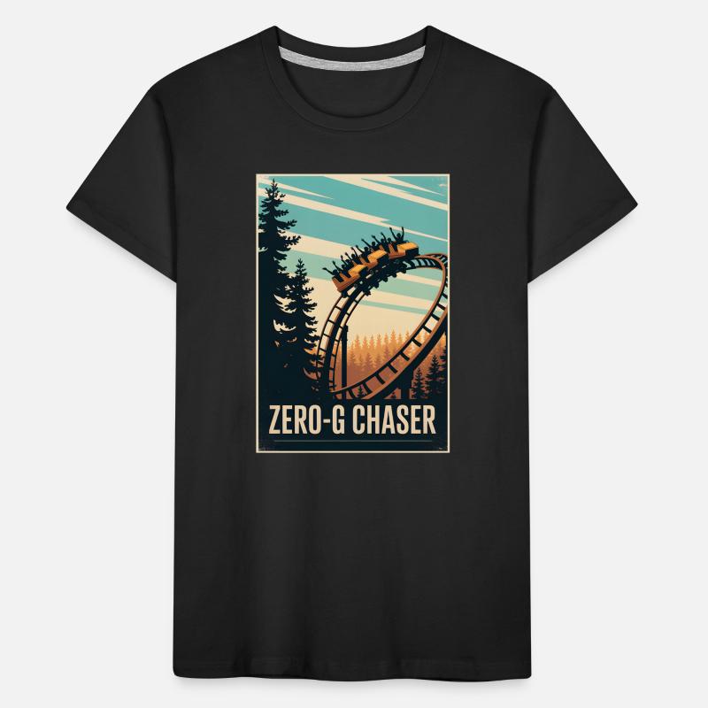 Zero-G Jäger | Achterbahn Thrill Kinder Premium Bio T-Shirt