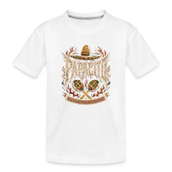 Fiesta Familia Orgullo - Kinder Premium Bio T-Shirt - Weiß - Vorne