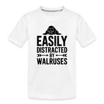 Paroles sur les morses Cadeau drôle de morse - T-shirt bio Premium Enfant - blanc - Devant