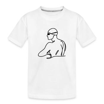 Graphisme de flotteur - T-shirt bio Premium Enfant - blanc - Devant