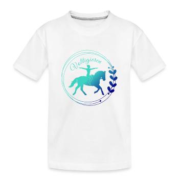 Terrains de voûte – Cadeau pour les Vaulters - T-shirt bio Premium Enfant - blanc - Devant
