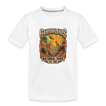 Canyonlands National Park 1964 - Kinder Premium Bio T-Shirt - Weiß - Vorne