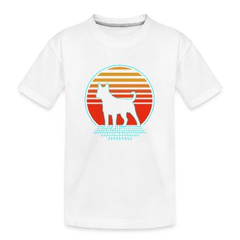 Staffordshire Bullterrier - Kinder Premium Bio T-Shirt - Weiß - Vorne
