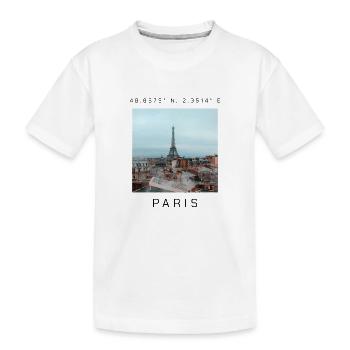 Paris - T-shirt bio Premium Enfant - blanc - Devant