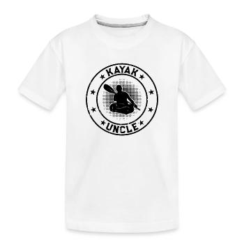 Oncle en kayak Oncle en kayak - T-shirt bio Premium Enfant - blanc - Devant