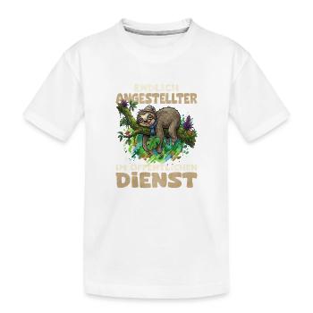 Endlich Angestellter im Öffentlichen Dienst - Kinder Premium Bio T-Shirt - Weiß - Vorne