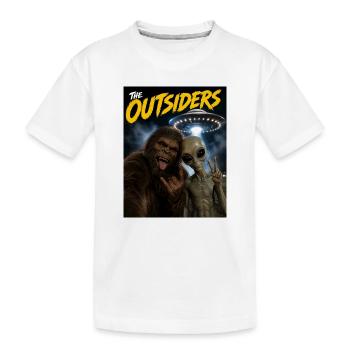 Monsters United : Vol de Nuit - T-shirt bio Premium Enfant - blanc - Devant