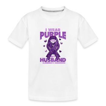 Mari – Éducation à la maladie d’Alzheimer - T-shirt bio Premium Enfant - blanc - Devant
