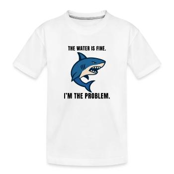 Hai dit : Je suis le problème - T-shirt bio Premium Enfant - blanc - Devant