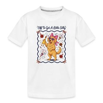 Je pars faire un peu la folie - T-shirt bio Premium Enfant - blanc - Devant