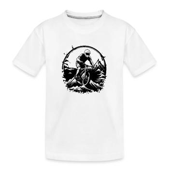 Vtt - T-shirt bio Premium Enfant - blanc - Devant