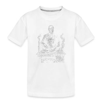 William McKinley grillant un barbecue - T-shirt bio Premium Enfant - blanc - Devant
