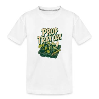 Plateau de propagation Humour de la pépinière de plantes, plateau d’accessoires Da - T-shirt bio Premium Enfant - blanc - Devant