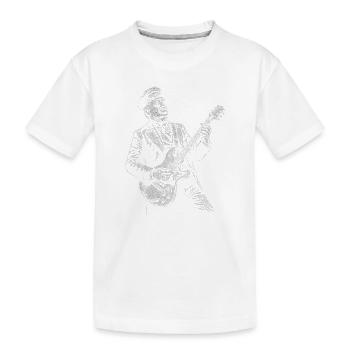 Millard Fillmore Guitare - T-shirt bio Premium Enfant - blanc - Devant
