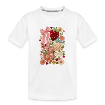 Fraises fraises - T-shirt bio Premium Enfant - blanc - Devant