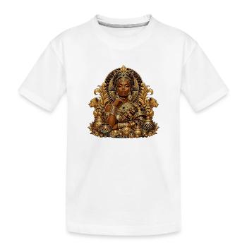Goldene Königin der Juwelen - Kinder Premium Bio T-Shirt - Weiß - Vorne