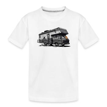 Camper - Kids' Premium Organic T-Shirt - white - Front