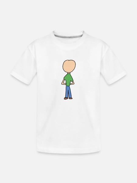 Mann Symbol Mensch - Ekologisk premium-T-shirt barn - vit
